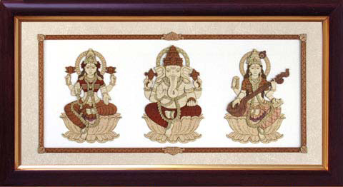 Ganesh, Laxmi, Saraswati