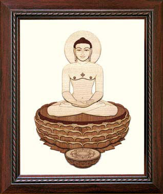 Mahavir with Lotus